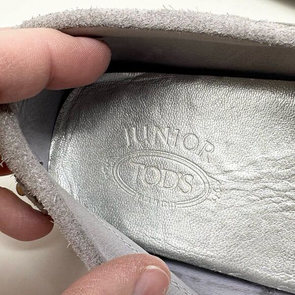 Junior Tod’s Gommino Suede Driving Moccasins Mocs Shoes Size 41 US Size 11 - Picture 8 of 12